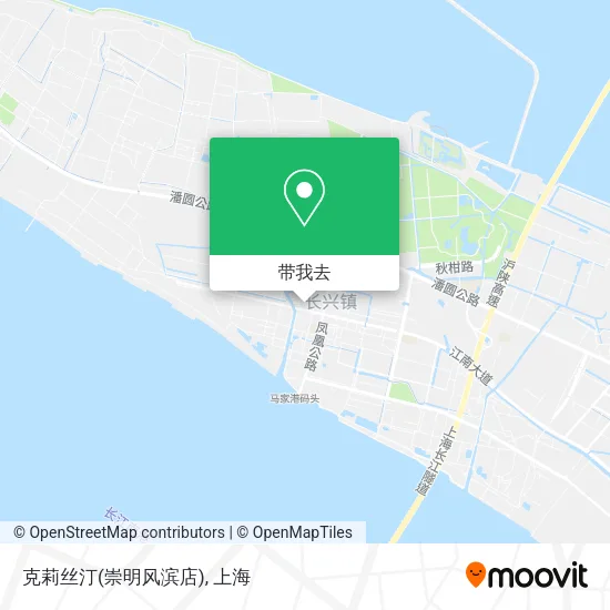 克莉丝汀(崇明风滨店)地图