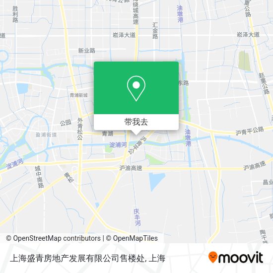 上海盛青房地产发展有限公司售楼处地图