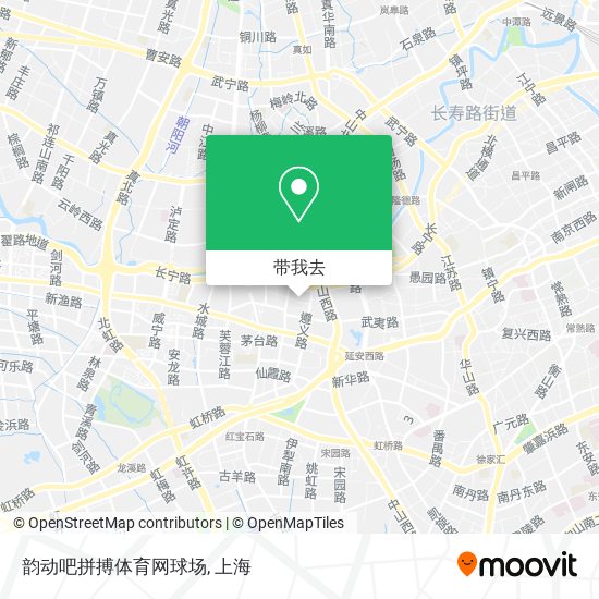 韵动吧拼搏体育网球场地图