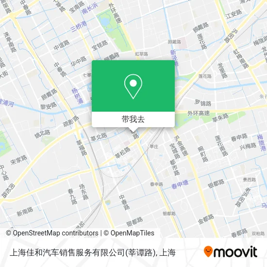 上海佳和汽车销售服务有限公司(莘谭路)地图