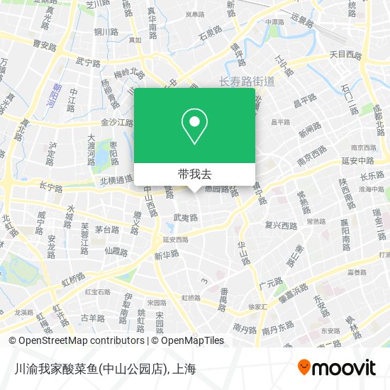 川渝我家酸菜鱼(中山公园店)地图