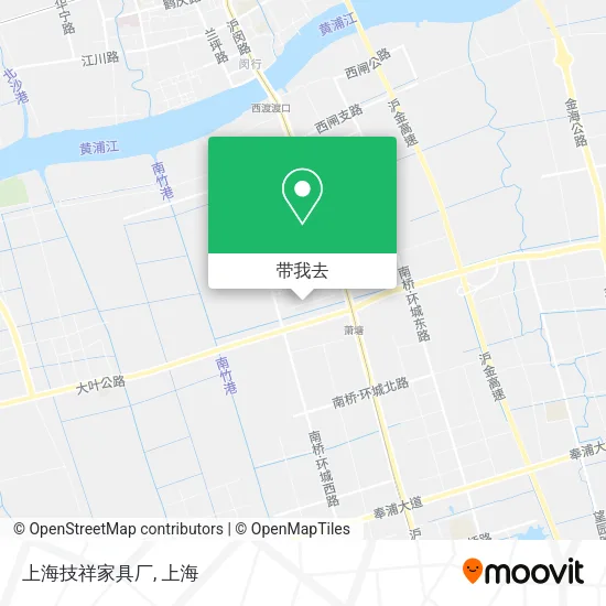 上海技祥家具厂地图
