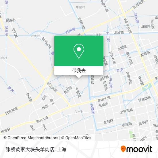 张桥黄家大块头羊肉店地图