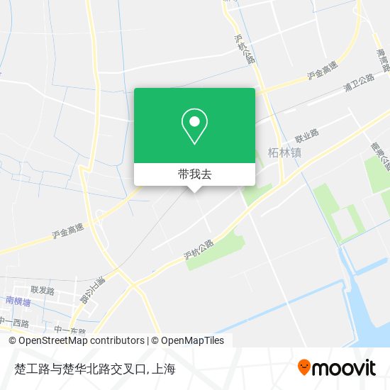 楚工路与楚华北路交叉口地图