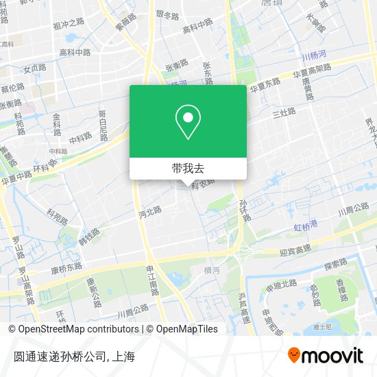 圆通速递孙桥公司地图