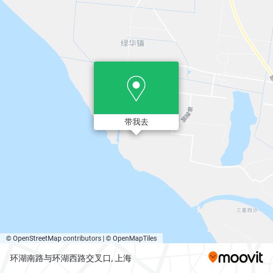 环湖南路与环湖西路交叉口地图