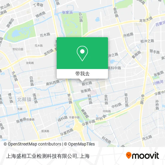 上海盛相工业检测科技有限公司地图