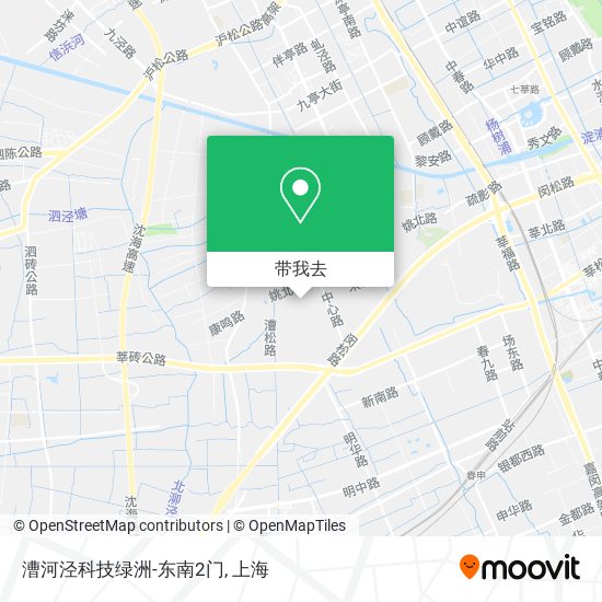 漕河泾科技绿洲-东南2门地图