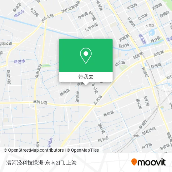 漕河泾科技绿洲-东南2门地图