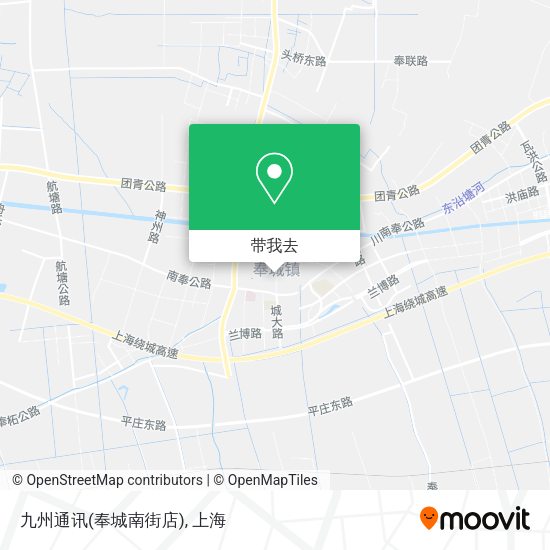 九州通讯(奉城南街店)地图