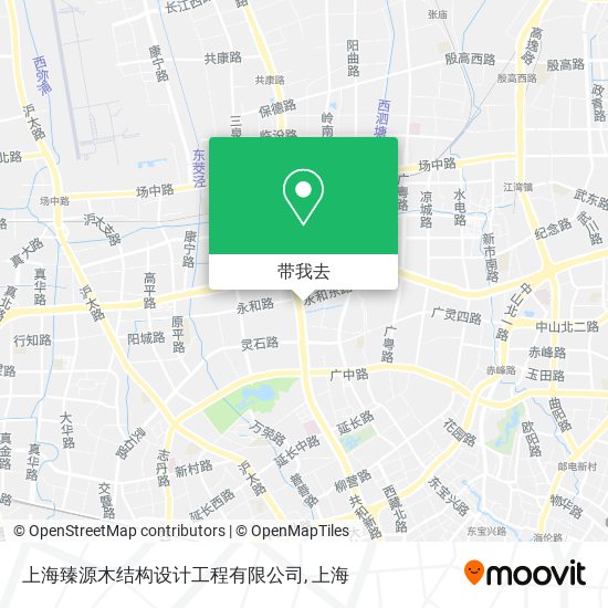 上海臻源木结构设计工程有限公司地图