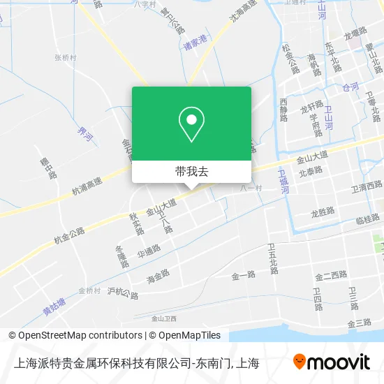 上海派特贵金属环保科技有限公司-东南门地图