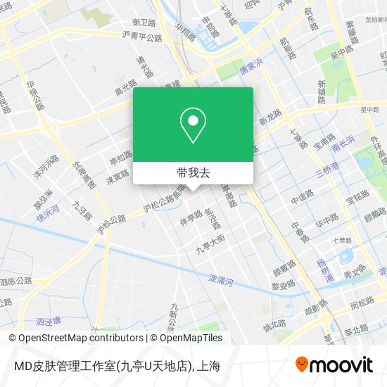 MD皮肤管理工作室(九亭U天地店)地图
