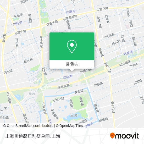 上海川迪馨居别墅单间地图