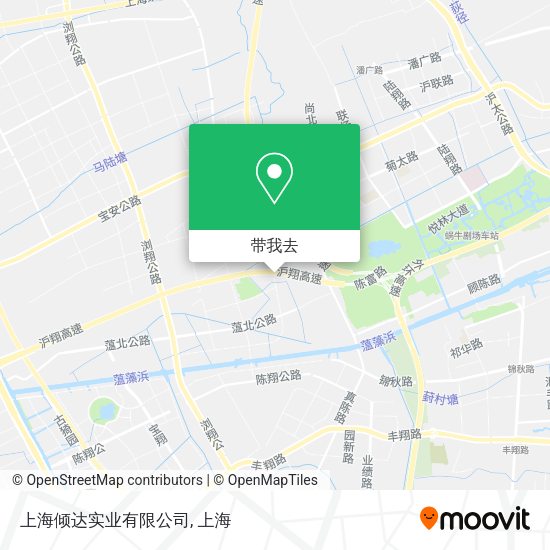 上海倾达实业有限公司地图