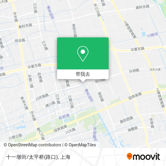 十一墩街/太平桥(路口)地图