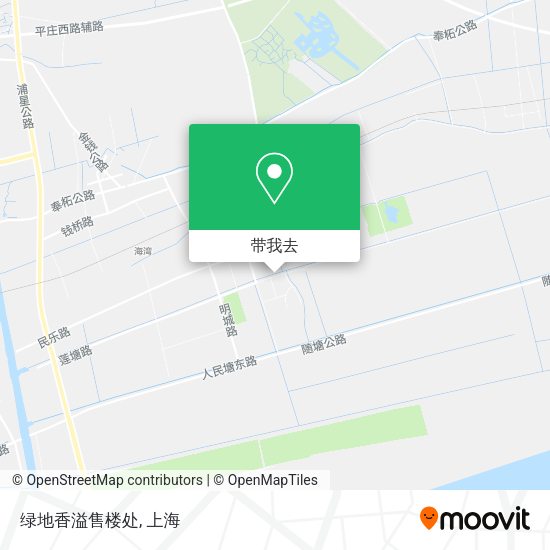 绿地香溢售楼处地图