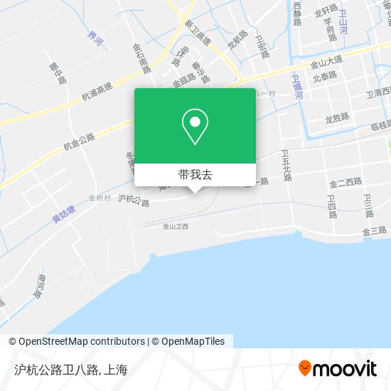 沪杭公路卫八路地图