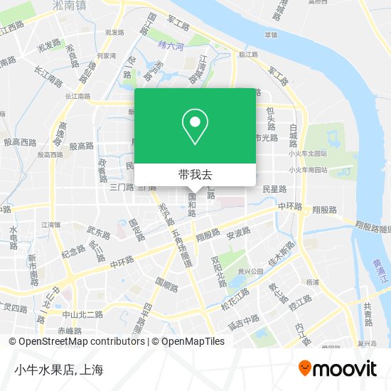 小牛水果店地图