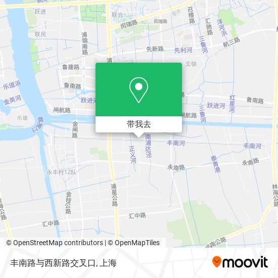 丰南路与西新路交叉口地图