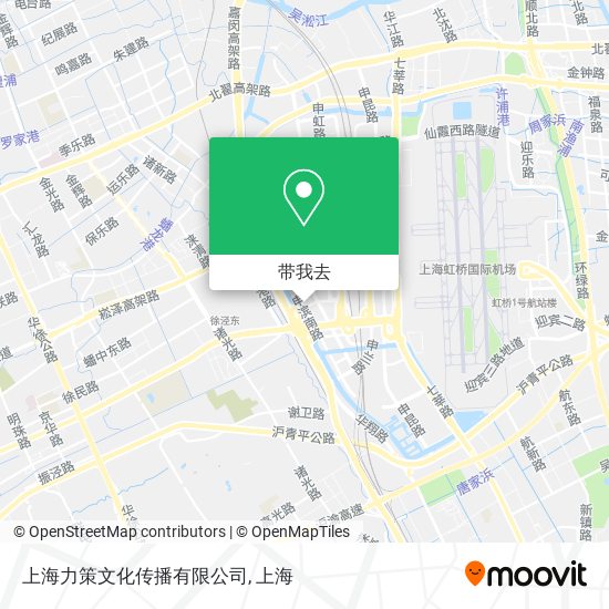 上海力策文化传播有限公司地图