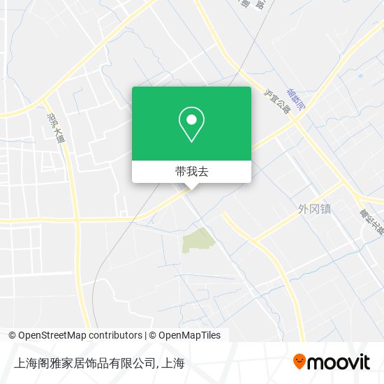 上海阁雅家居饰品有限公司地图