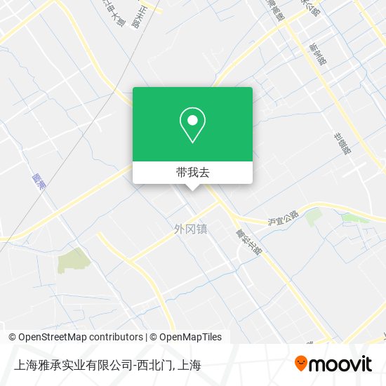上海雅承实业有限公司-西北门地图