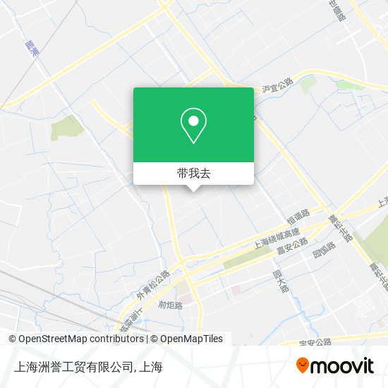 上海洲誉工贸有限公司地图