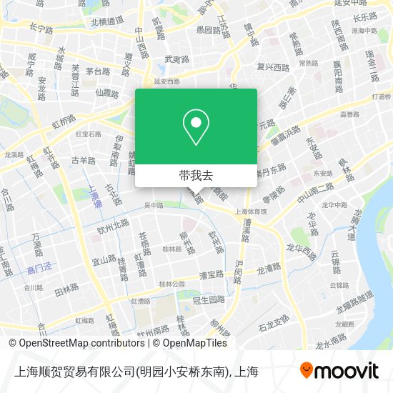 上海顺贺贸易有限公司(明园小安桥东南)地图