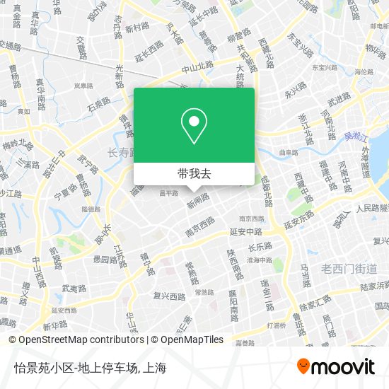 怡景苑小区-地上停车场地图