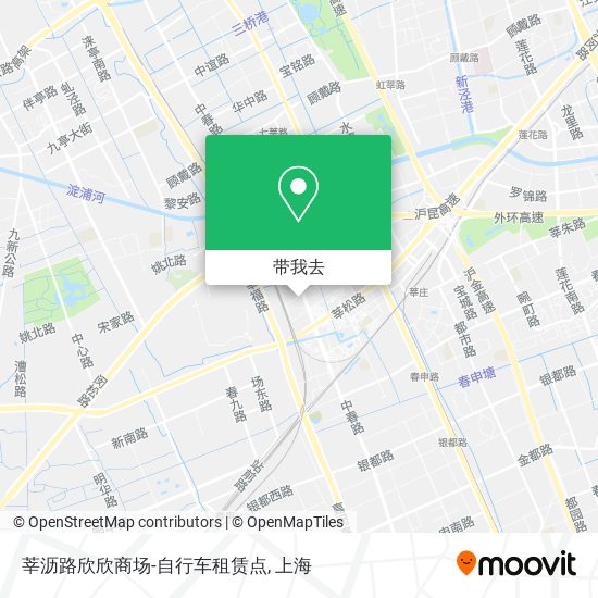 莘沥路欣欣商场-自行车租赁点地图