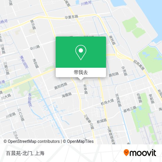 百晨苑-北门地图