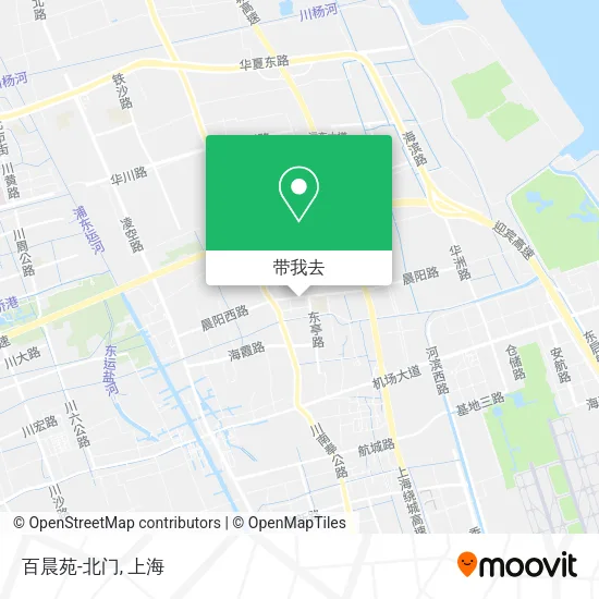 百晨苑-北门地图