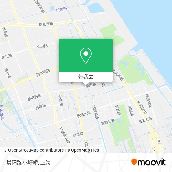 晨阳路小圩桥地图