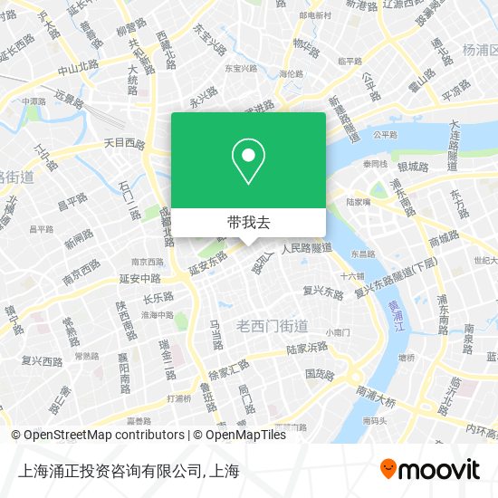 上海涌正投资咨询有限公司地图