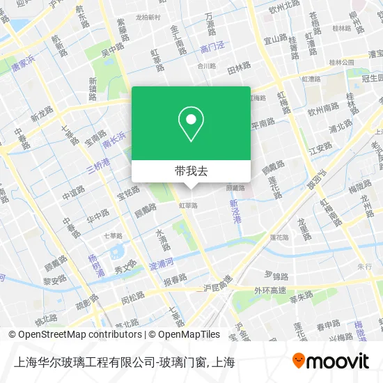 上海华尔玻璃工程有限公司-玻璃门窗地图
