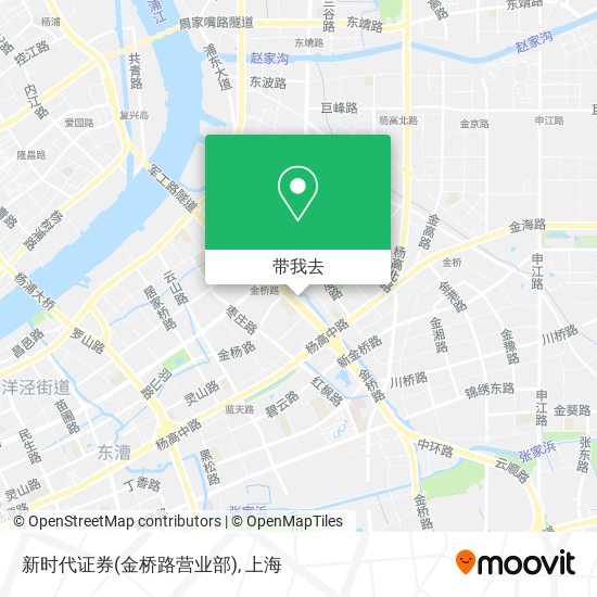 新时代证券(金桥路营业部)地图
