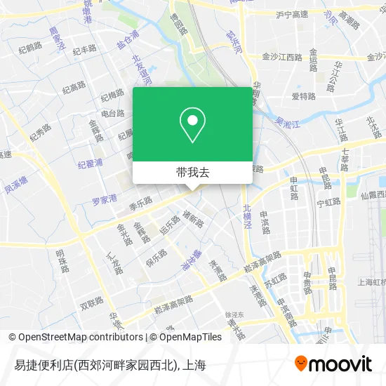 易捷便利店(西郊河畔家园西北)地图