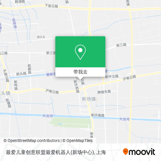 最爱儿童创意联盟最爱机器人(新场中心)地图