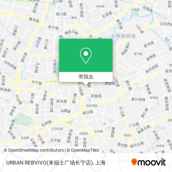 URBAN REBVIVO(来福士广场长宁店)地图