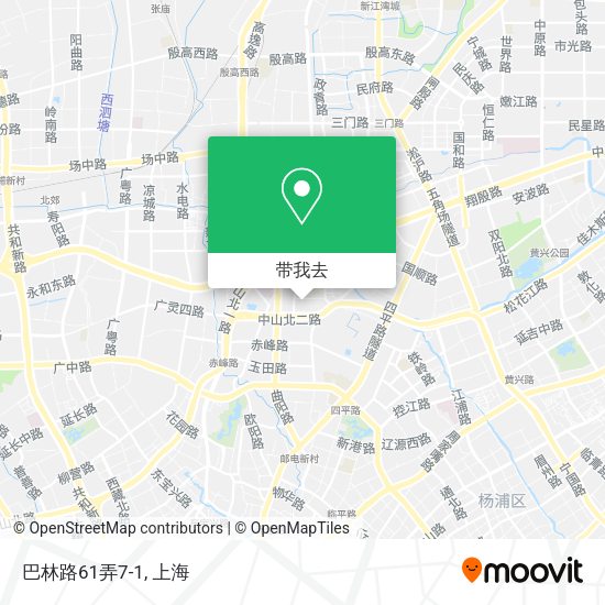 巴林路61弄7-1地图