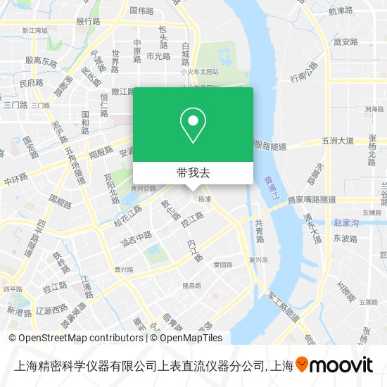 上海精密科学仪器有限公司上表直流仪器分公司地图