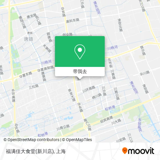 福满佳大食堂(新川店)地图