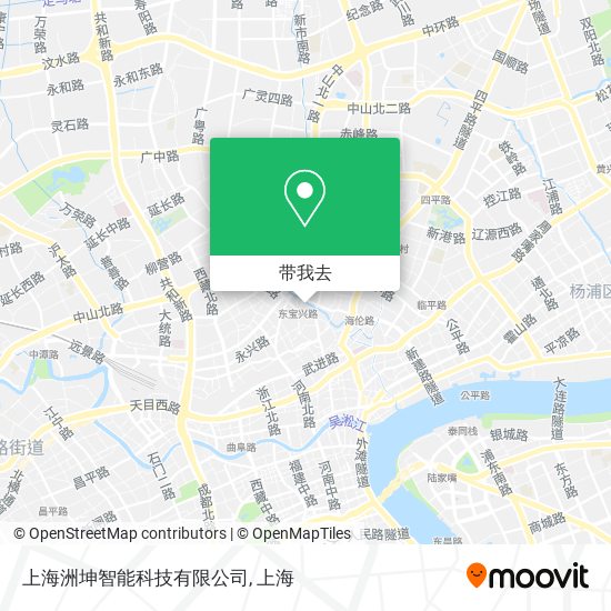 上海洲坤智能科技有限公司地图