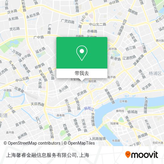 上海馨睿金融信息服务有限公司地图