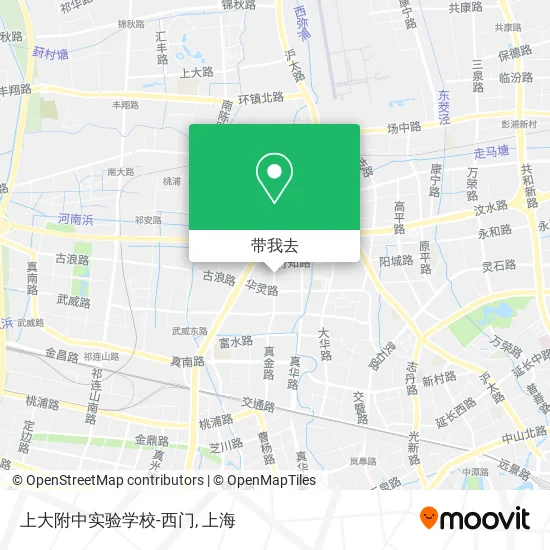 上大附中实验学校-西门地图