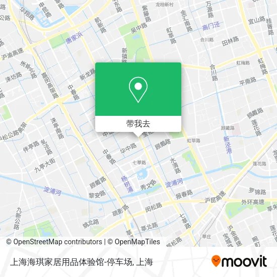 上海海琪家居用品体验馆-停车场地图