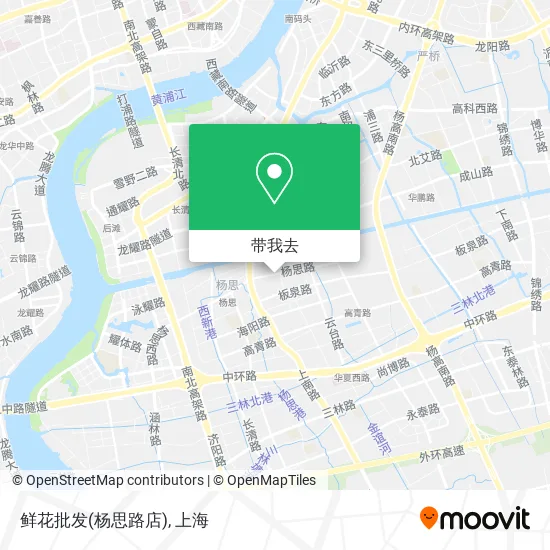 鲜花批发(杨思路店)地图