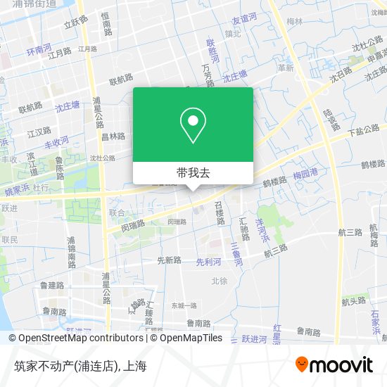 筑家不动产(浦连店)地图