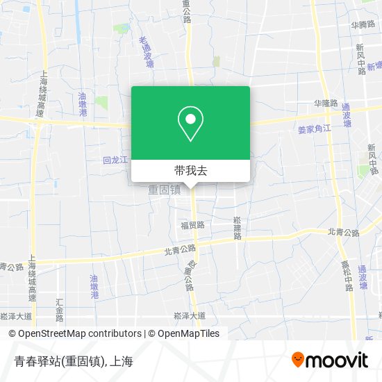 青春驿站(重固镇)地图